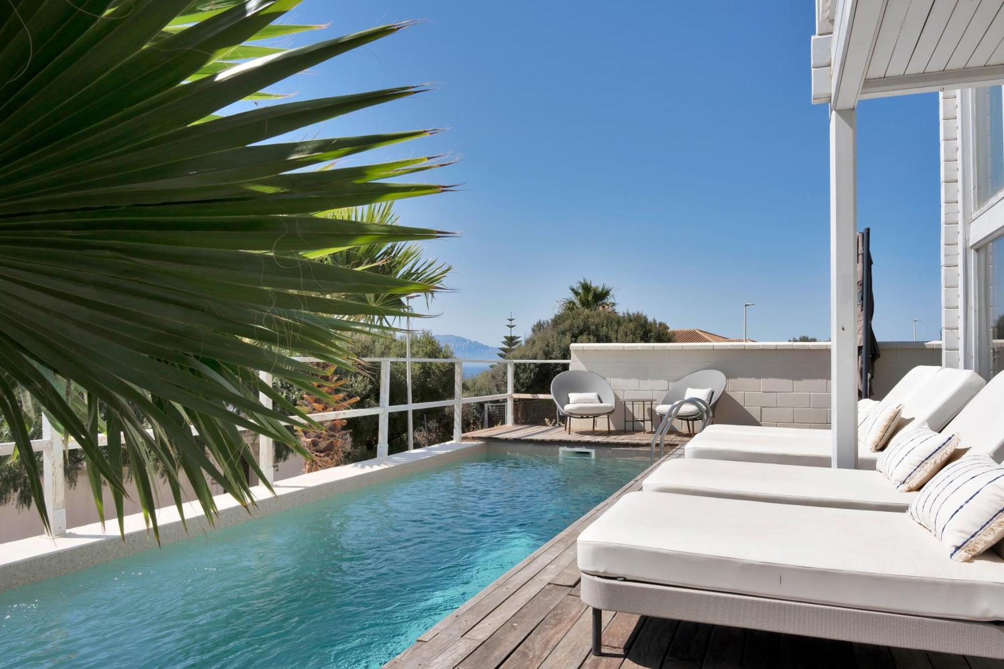 Increible Villa De Madera Con Vistas Al Mar Algeciras Kültér fotó