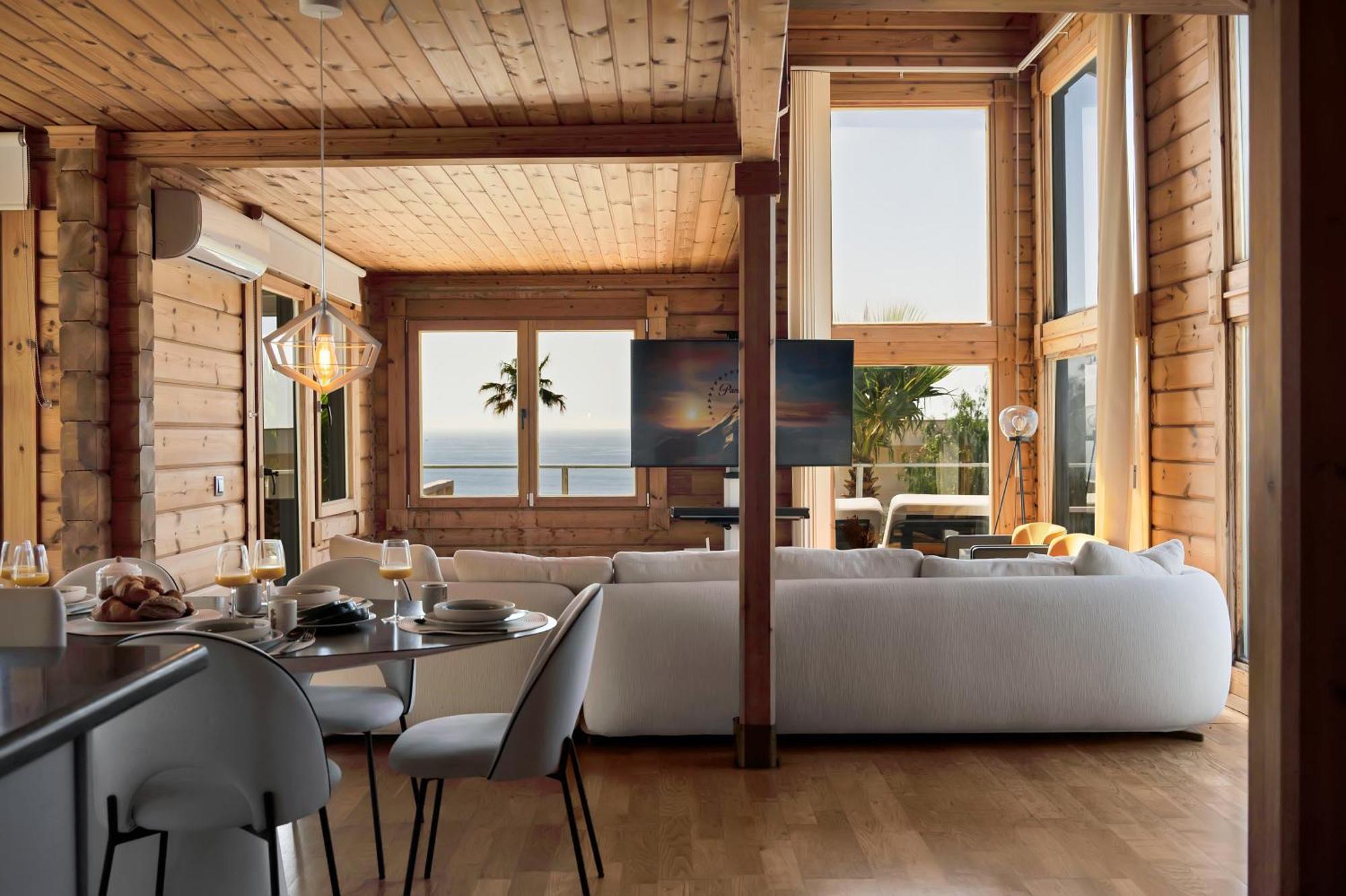 Increible Villa De Madera Con Vistas Al Mar Algeciras Kültér fotó