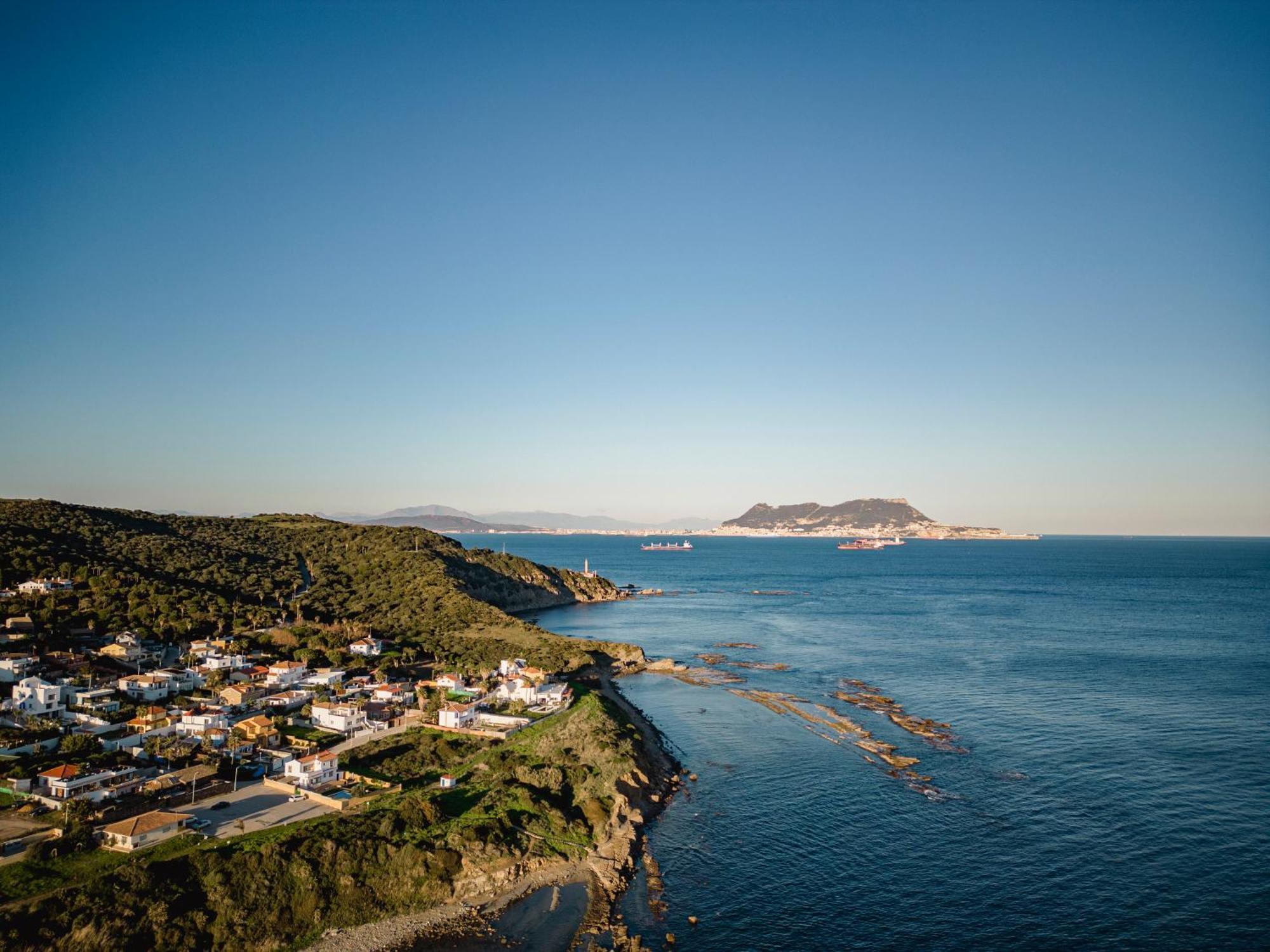 Increible Villa De Madera Con Vistas Al Mar Algeciras Kültér fotó